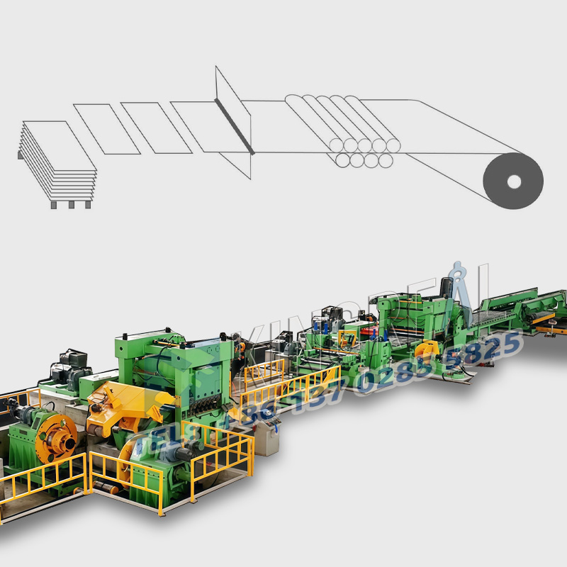 Tolok berat dipotong hingga mesin panjang