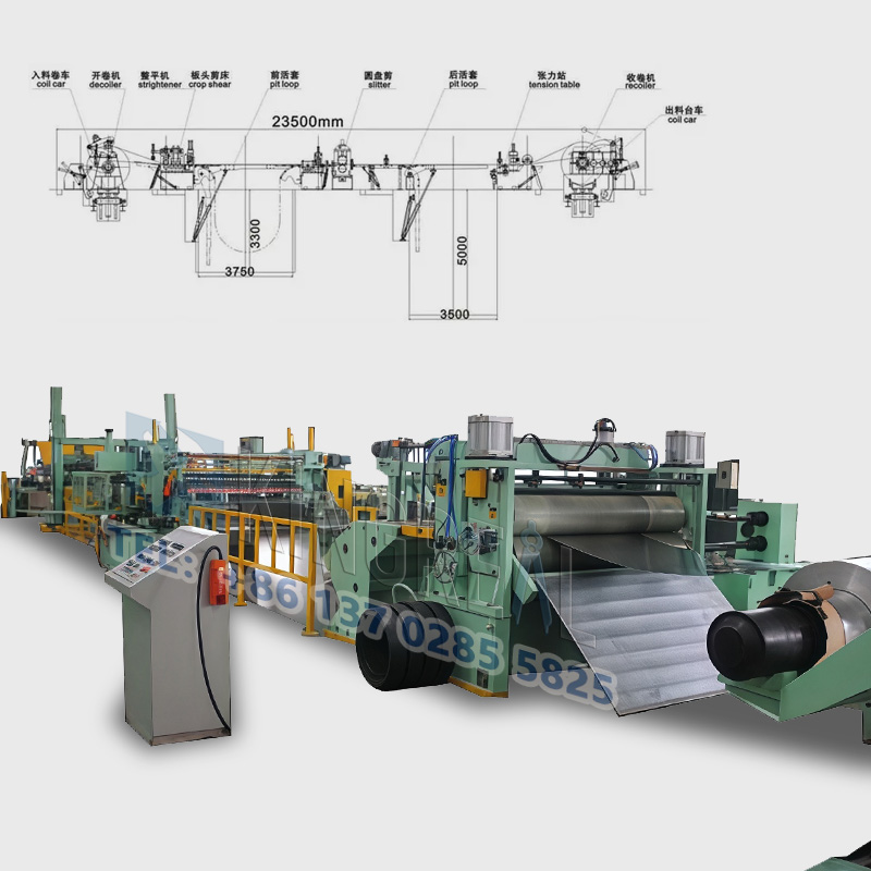 Mesin Slitting Gegelung Keluli Berkelajuan Tinggi