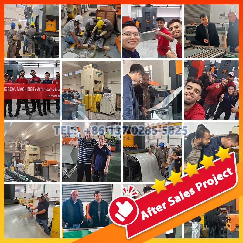 metal ceiling tile perforation line